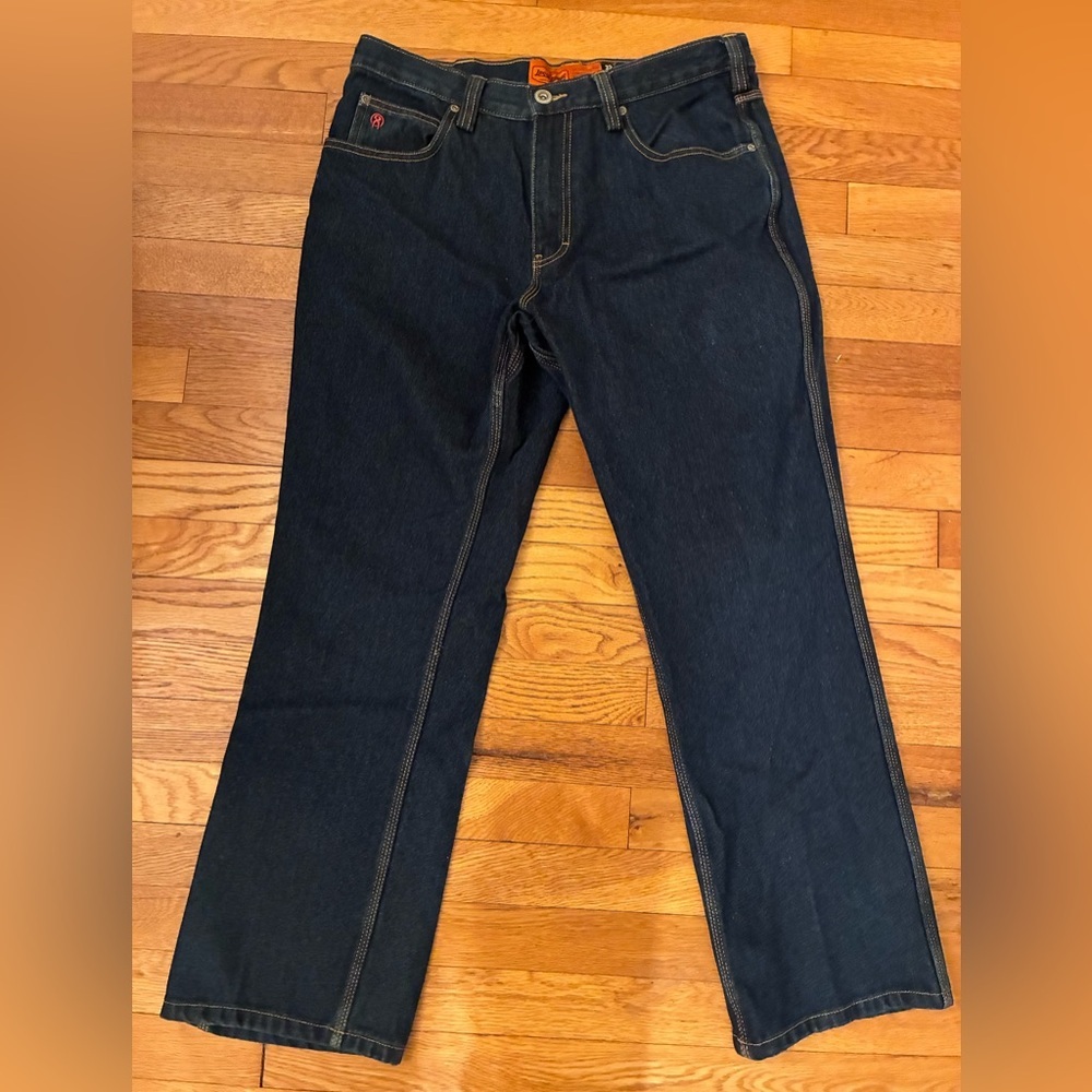 Jesse James‎ Workwear 5 Pocket Blue Denim Jeans - Size 32 x 30